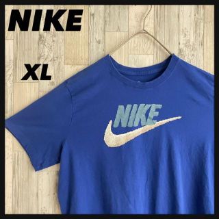 ナイキ(NIKE)のNIKE⭐️ナイキ 希少デザイン ビッグロゴ Tシャツ 半袖 USA古着 XL(Tシャツ/カットソー(半袖/袖なし))