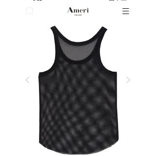 アメリヴィンテージ(Ameri VINTAGE)の試着のみ　アメリヴィンテージ　MESH MINIMAL TANK TOP(タンクトップ)