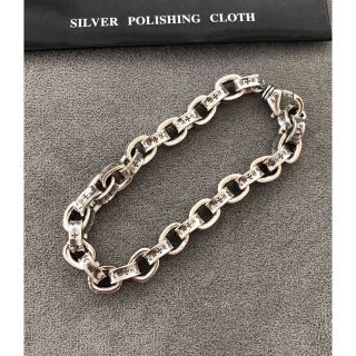 新製品情報も満載 Chrome Hearts 新品 cm Chラージペーパーチェーン ブレスレット Silver925 ブレスレット Www Gatorheatandair Com