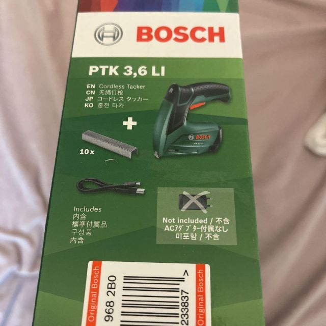 BOSCH ボッシュ　バッテリータッカー　PTK3.6LI