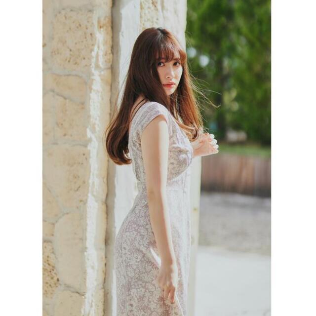 herlipto Lace Trimmed Floral Dress - ロングワンピース/マキシワンピース