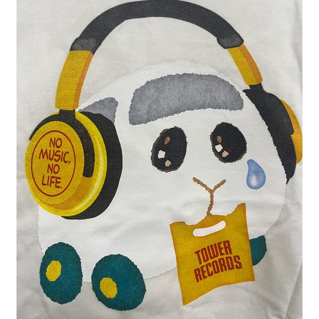 PUI PUI モルカー × TOWER RECORDS シロモTシャツホワイト エンタメ/ホビーの声優グッズ(Tシャツ)の商品写真