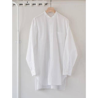 コモリ(COMOLI)のCOMOLI 21AW バンドカラーシャツ ホワイト size1(シャツ)