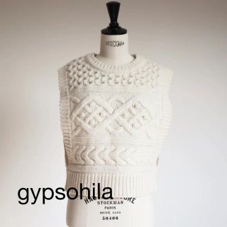 新品未使用☆gypsohila☆ Popcorn Knit  ホワイト(ニット/セーター)