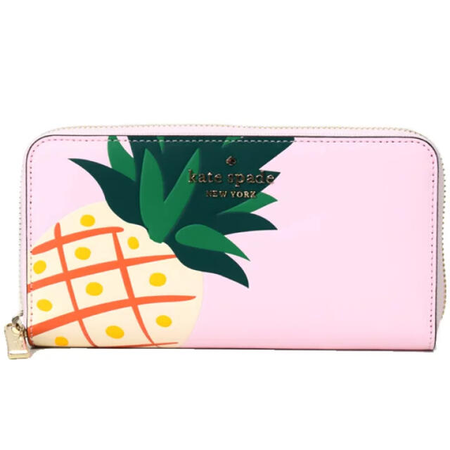 ケイトスペード kate spade パイナップル　長財布　財布 | フリマアプリ ラクマ