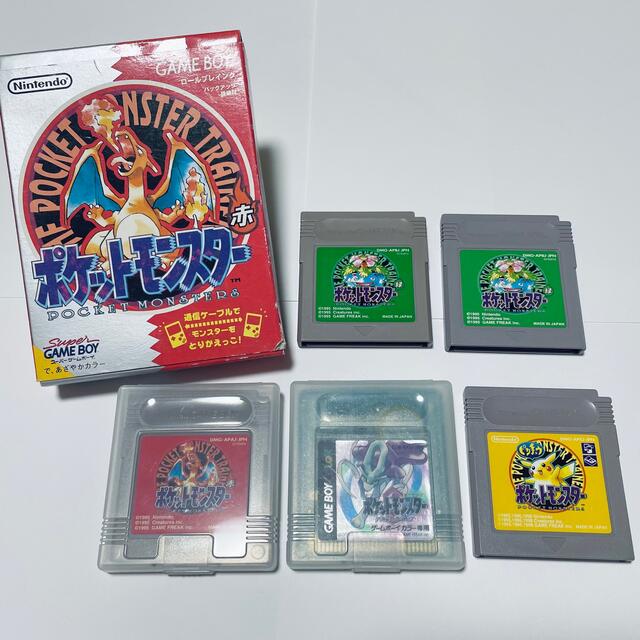 Nintendo GAME BOY COLOR 5点セット&ポケモンカセット-