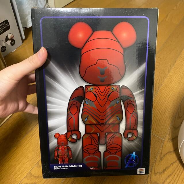 BE@RBRICK IRON MAN MARK 50 100％ & 400％ - アメコミ