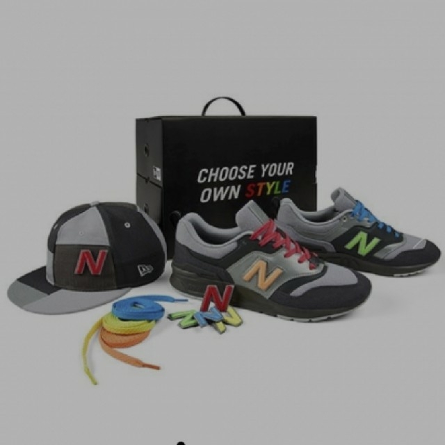 【新品 未使用】New Balance × New Era コラボスニーカーのサムネイル