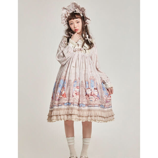 Angelic pretty 猫柄ワンピース