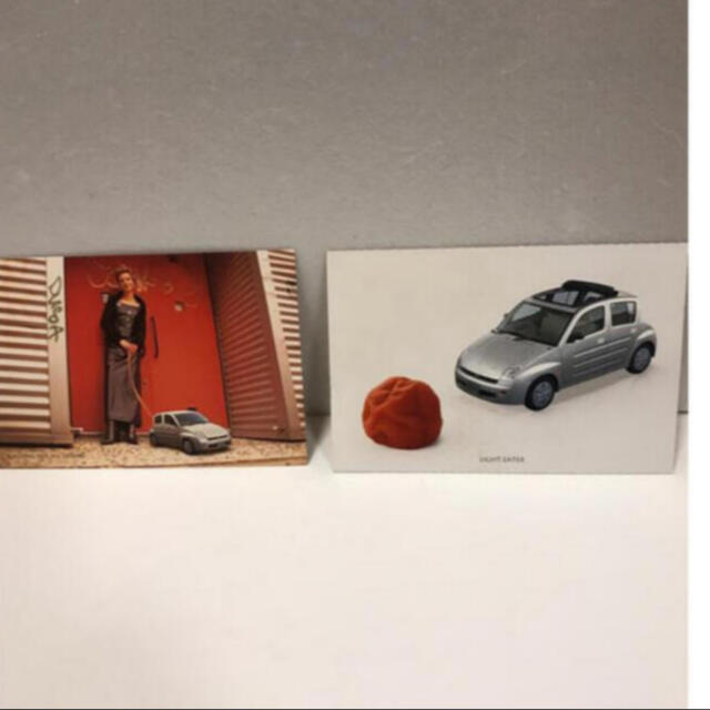 トヨタ(トヨタ)のトヨタ　WILL ポストカード 2枚 エンタメ/ホビーのコレクション(使用済み切手/官製はがき)の商品写真