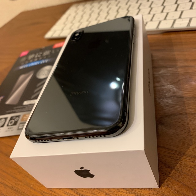 iPhone - 『超美品』iPhoneX 256GB スペースグレイ SIMフリーの通販 by