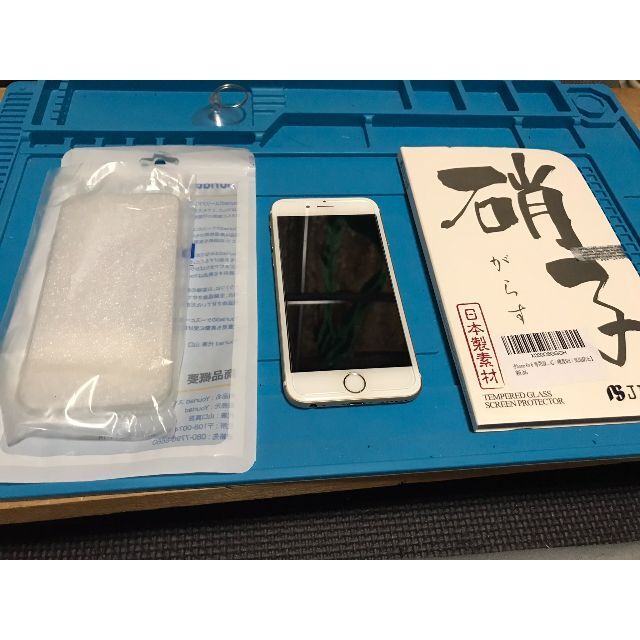 【Apple】iPhone 6s 64GB simフリー x バッテリーケーススペースグレーメモリー容量