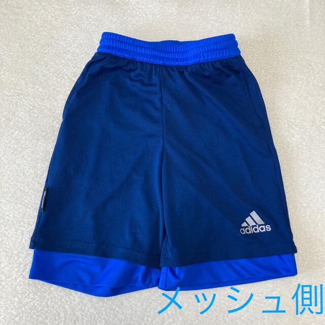 adidas(アディダス)のadidas climalite リバーシブルメッシュ ハーフパンツ　120 キッズ/ベビー/マタニティのキッズ服男の子用(90cm~)(パンツ/スパッツ)の商品写真