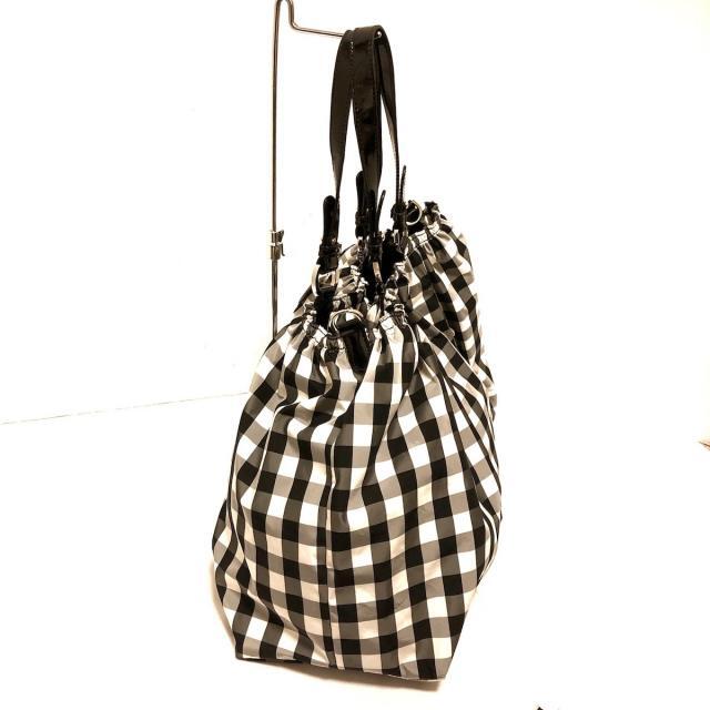 agnes b.(アニエスベー)のアニエスベー トートバッグ美品  - 黒×白 レディースのバッグ(トートバッグ)の商品写真