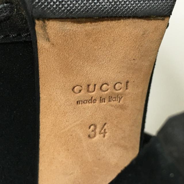 Gucci(グッチ)のグッチ ロングブーツ 34 レディース - 黒 レディースの靴/シューズ(ブーツ)の商品写真