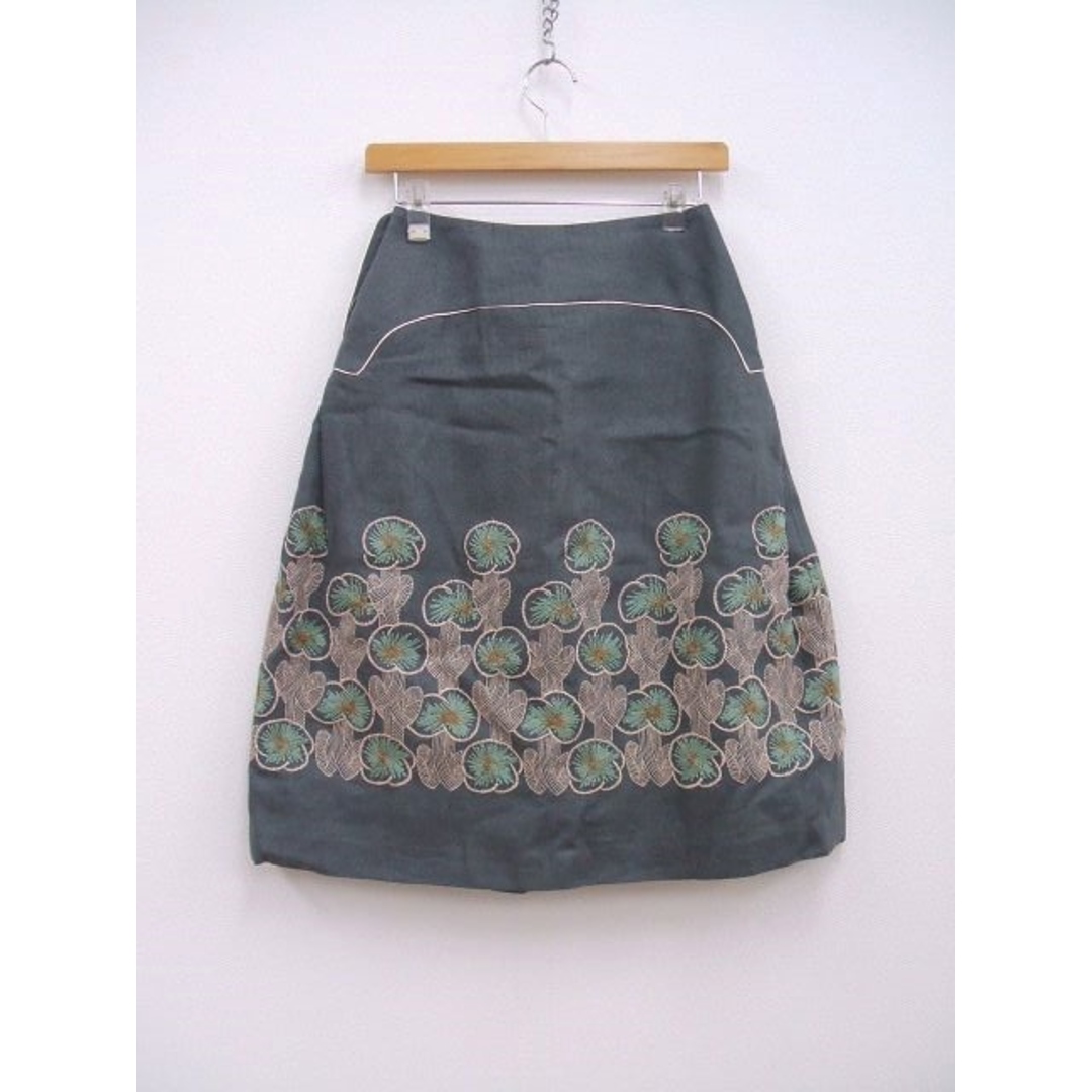 mina perhonen 「kakurenbo」スカートblue gray - euroshoes.moscow:443