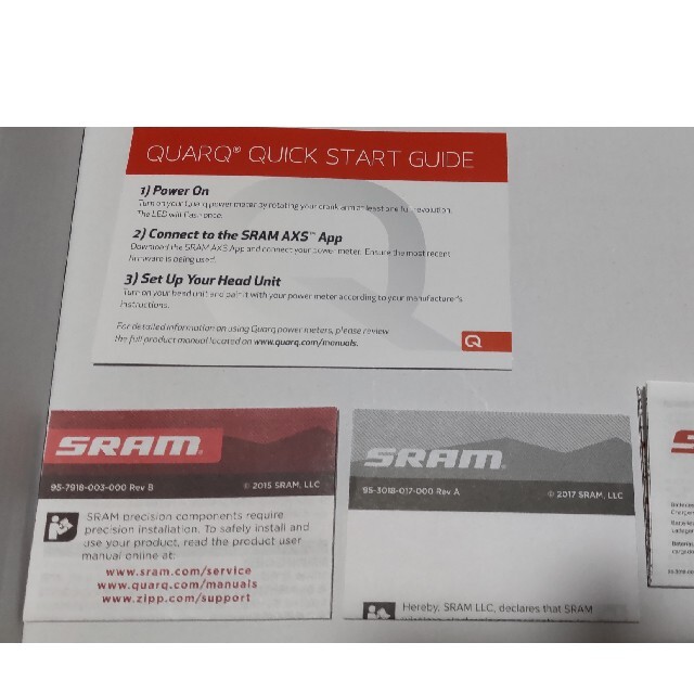 sram rival power meter wide 165 パワーメーター