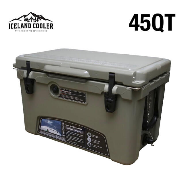 別注 New ICELANDCOOLER アイスランドクーラーボックス 45QT | www