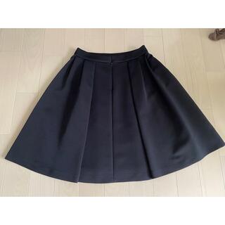 コトゥー(COTOO)のcotoo フレアスカート 黒サイズ40(ひざ丈スカート)