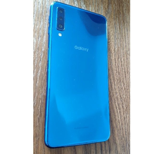 SAMSUNG Galaxy A7 ブルー SM-A750C SIMフリー6インチストレージ容量合計