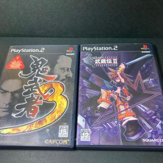 プレイステーション2(PlayStation2)の【PS2】 ソフト2本　鬼武者 3   武蔵伝II ブレイドマスター(家庭用ゲームソフト)