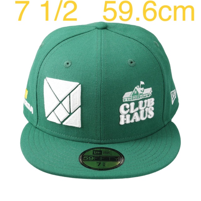 CLUBHAUS×TANGRAM NEWERA 59FIFTYCAP GREEN