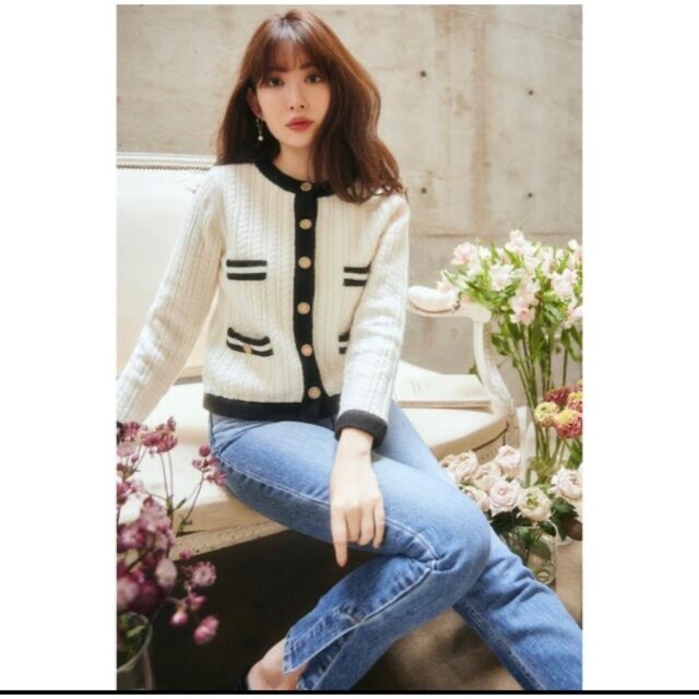 Her lip to - herlipto Classic Cable Knit Cardiganの通販 by ピンク