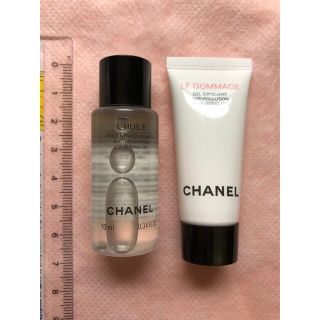 シャネル(CHANEL)のCHANELサンプル　クレンジングオイル、スクラブマスク(クレンジング/メイク落とし)