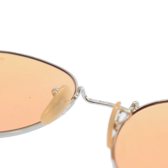 Ray-Ban(レイバン)のRay Ban レイバン RB3447 ROUND METAL OPTICS ラウンドフレームサングラス ブラウン メンズのファッション小物(サングラス/メガネ)の商品写真