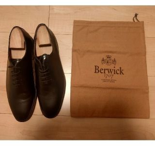 バーウィック(Berwick)のバーウィック プレーントゥ（28.0cm/UK8.5・黒）(ドレス/ビジネス)