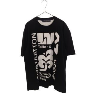 ルイヴィトン(LOUIS VUITTON)のLOUIS VUITTON ルイヴィトン 20SS グラフィックロゴインターシャニットTシャツ ブラック(Tシャツ/カットソー(半袖/袖なし))