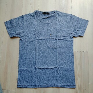 新品 無地 グレー メンズ M Tシャツ(Tシャツ/カットソー(半袖/袖なし))