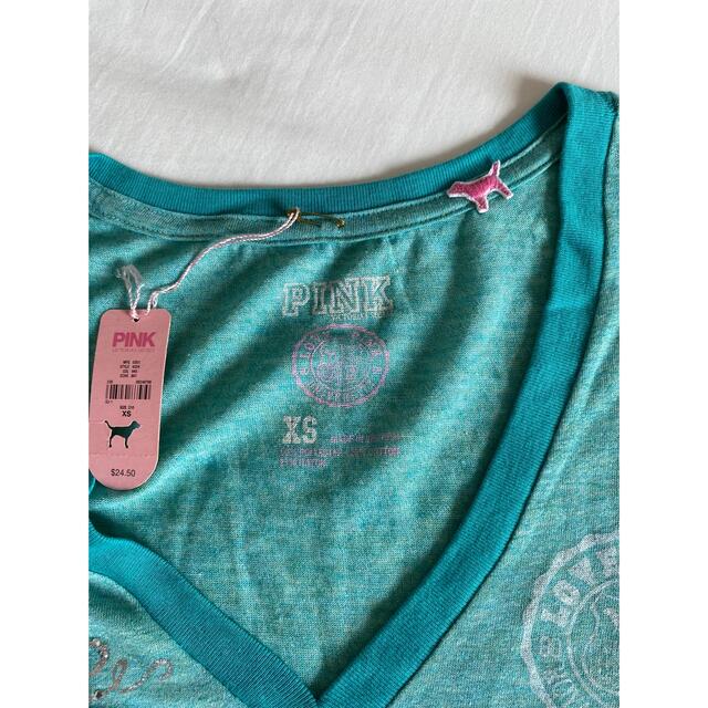 Victoria's Secret(ヴィクトリアズシークレット)の(新品)ビクトリアシークレット　Tシャツxs レディースのトップス(Tシャツ(半袖/袖なし))の商品写真