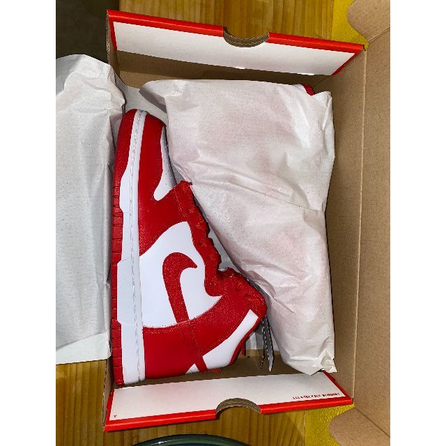 NIKE(ナイキ)のダンク  Dunk Hi Retro University Red メンズの靴/シューズ(スニーカー)の商品写真