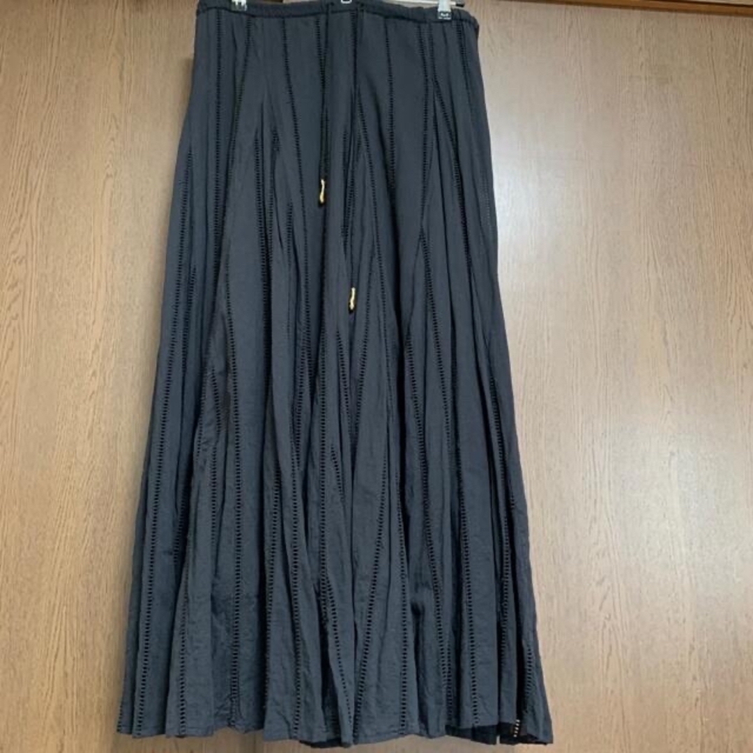 GALLARDA GALANTE(ガリャルダガランテ)のガリャルダガランテ　はしごレースロングスカート レディースのスカート(ロングスカート)の商品写真