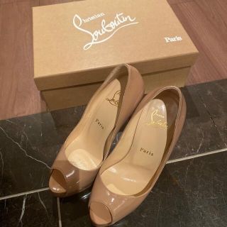 クリスチャンルブタン(Christian Louboutin)のルブタン　オープントゥパンプス　裏張り済み(ハイヒール/パンプス)