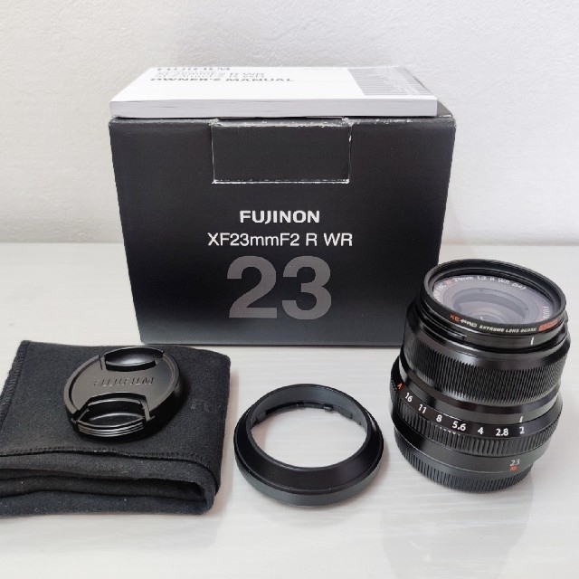 FUJIFILM xf23mm f2 r wr シルバー　フィルター付き