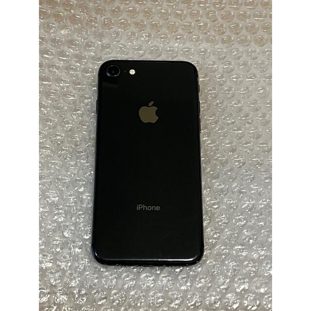 iPhone(アイフォーン)のiPhone8 ブラック　バッテリー100% SIMフリー スマホ/家電/カメラのスマートフォン/携帯電話(スマートフォン本体)の商品写真