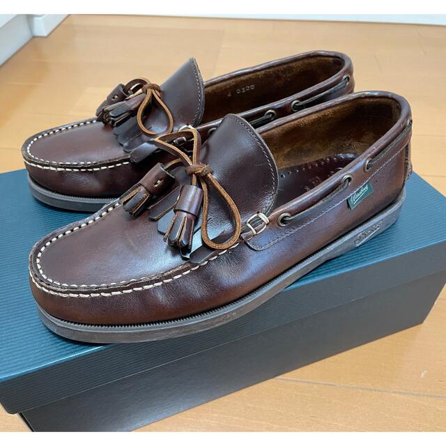 Paraboot × BEAMS F 別注 キルト タッセル ローファー