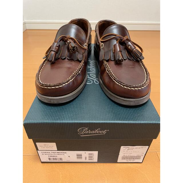 Paraboot × BEAMS F 別注 キルト タッセル ローファー 1