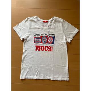 ロデオクラウンズ(RODEO CROWNS)のロデオクラウンズ　プリント白Tシャツ　M(Tシャツ(半袖/袖なし))