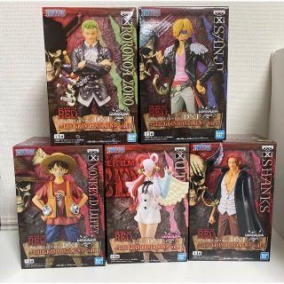 バンダイ(BANDAI)のONE PIECE FILM RED DXF フィギュア　5種セット(アニメ/ゲーム)