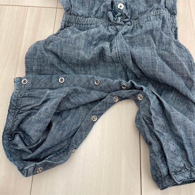 babyGAP(ベビーギャップ)のベビーギャップ　デニム　ロンパース　70 キッズ/ベビー/マタニティのベビー服(~85cm)(ロンパース)の商品写真