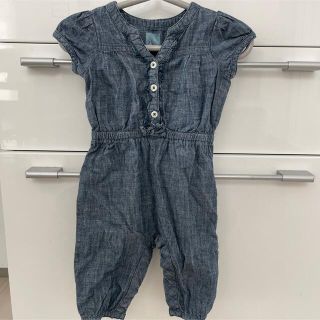 ベビーギャップ(babyGAP)のベビーギャップ　デニム　ロンパース　70(ロンパース)