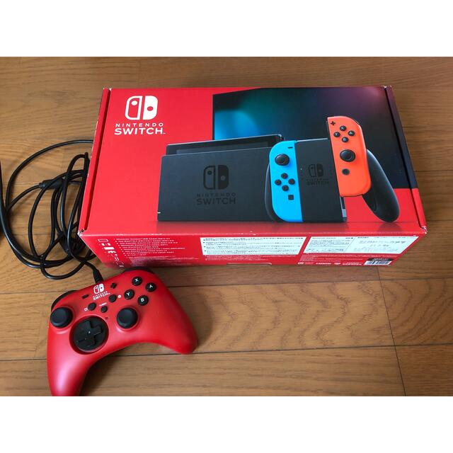 Nintendo Switch ネオンブルー＆ホリパッドエンタメホビー