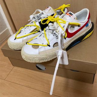 ナイキ(NIKE)のOff-White × Nike Blazer Low 24cm 新品未使用(スニーカー)