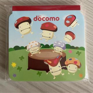 エヌティティドコモ(NTTdocomo)のドコモダケ　メモ帳☆新品未使用(ノート/メモ帳/ふせん)