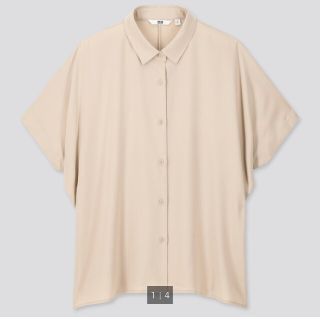 ユニクロ(UNIQLO)のユニクロ　レーヨンブラウス（半袖）(485)(シャツ/ブラウス(半袖/袖なし))