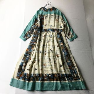 美品 2021AW Jane Marple Dans Le Salon ジェーンマープル Marie Antoinette drawstring sleeve dress ドレス M/イエロー【2400013093347】