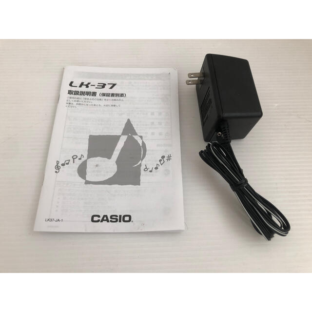 CASIO(カシオ)の【良品】CASIO カシオ　電子ピアノ　キーボード　LK-37 スタンド付き 楽器の鍵盤楽器(電子ピアノ)の商品写真